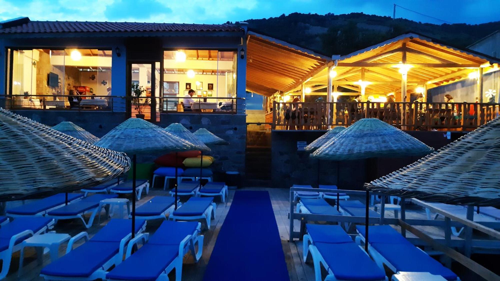 Assos Nazan Motel Restoran Beach Sokakagzi Eksteriør billede