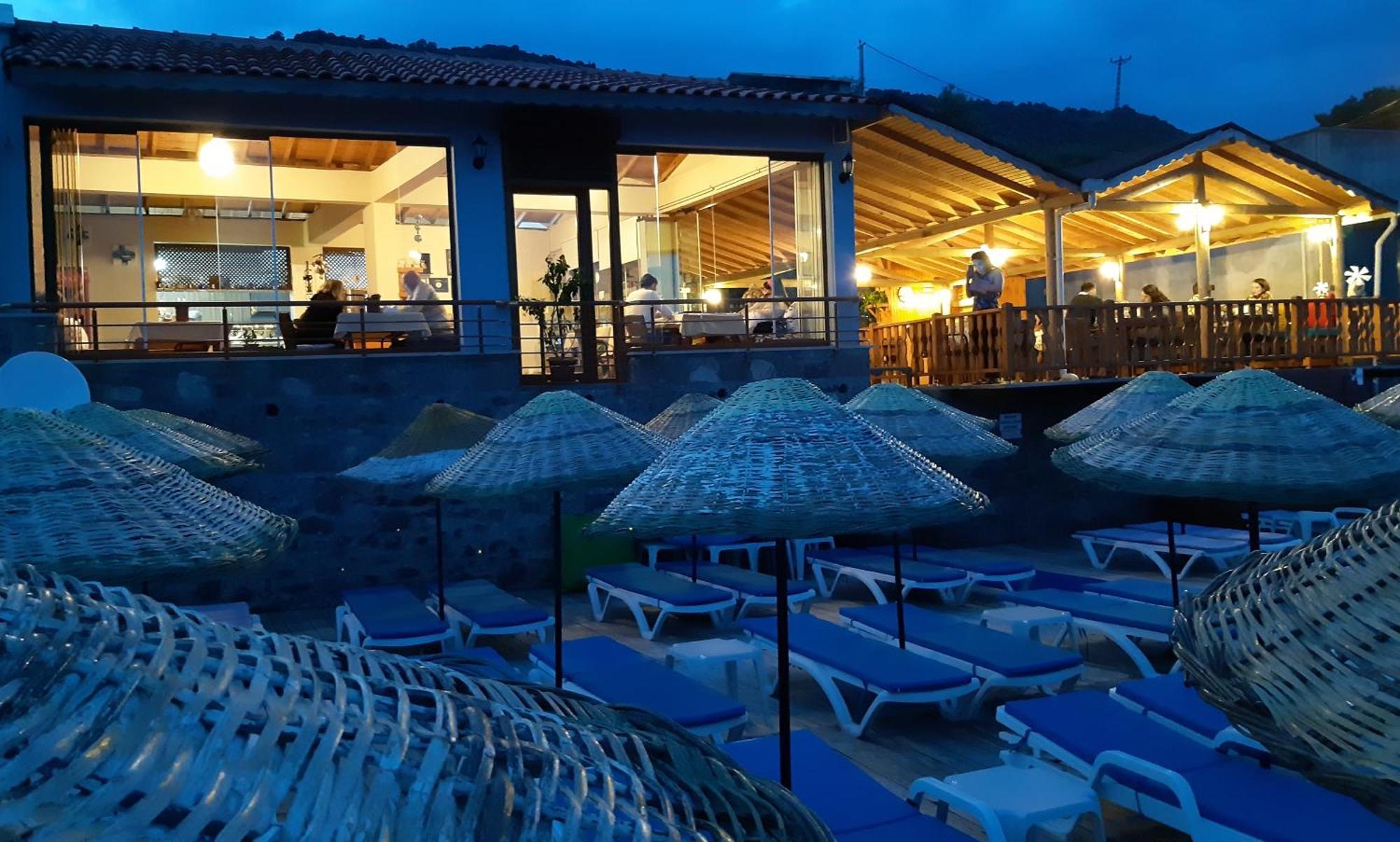 Assos Nazan Motel Restoran Beach Sokakagzi Eksteriør billede